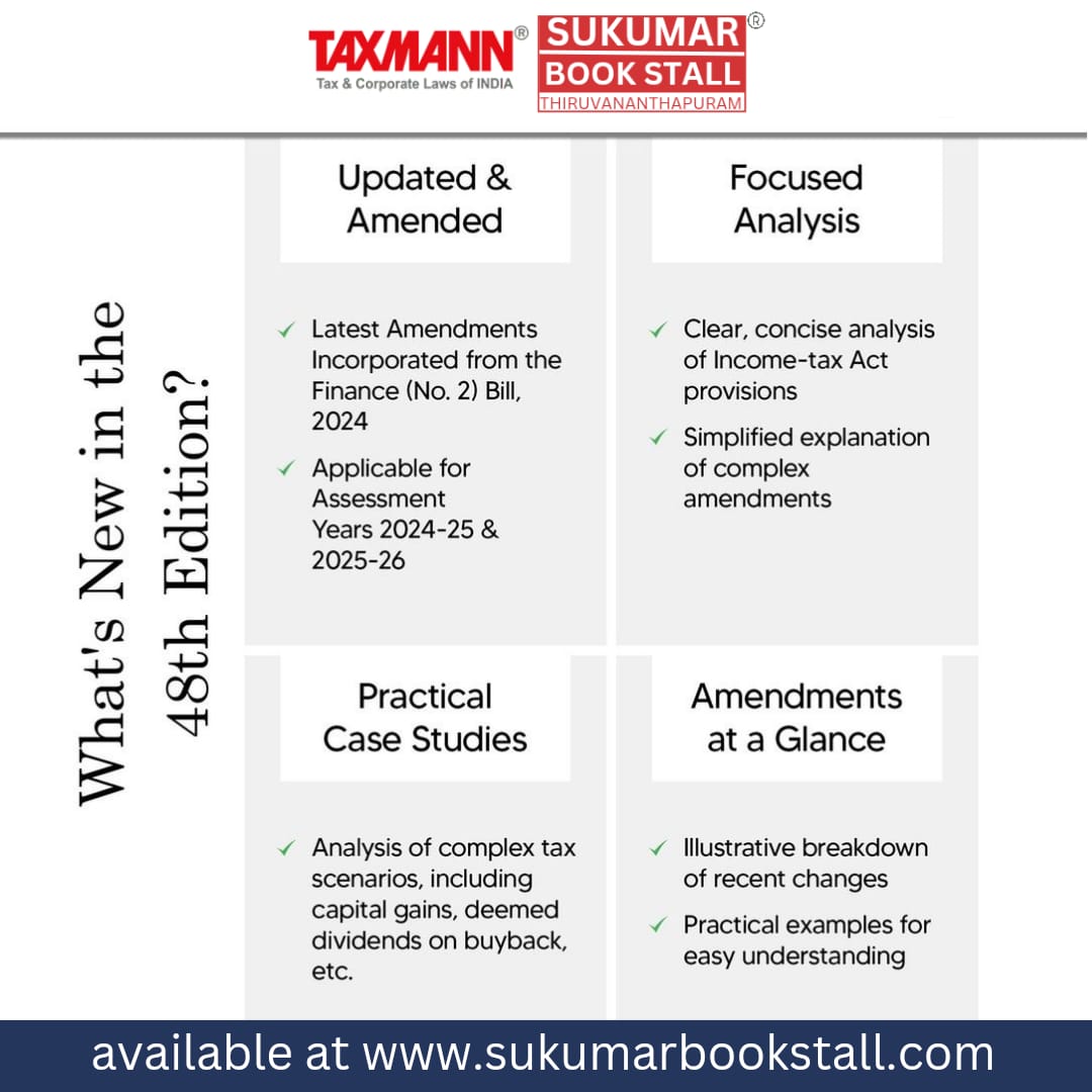 Taxmann's Direct Taxes Ready Reckoner | 2024-25 & 2025-26 | Dr. Vinod K Singhania
