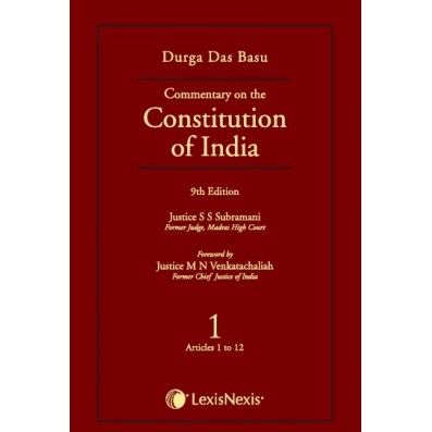 Commentary on the Constitution of India; Vol 1 ; (Covering Articles 1 to 12) | By Durga Das Basu | LexisNexis
