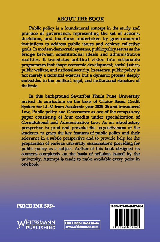 Law, Public Policy and Governance by Prof. (Dr.) Pandhare Balasaheb Dashrath – image 2