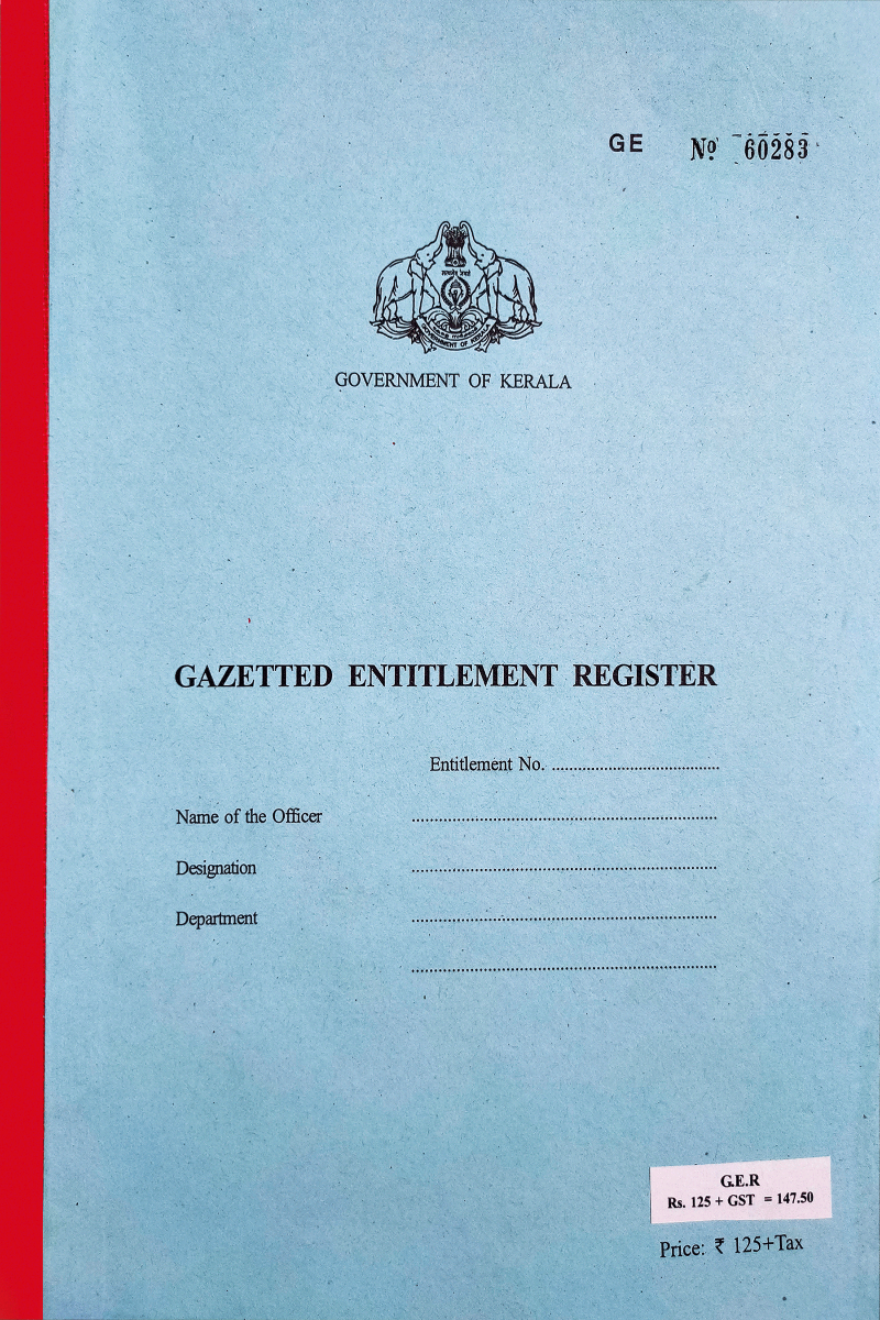 Gazetted Entitlement Register