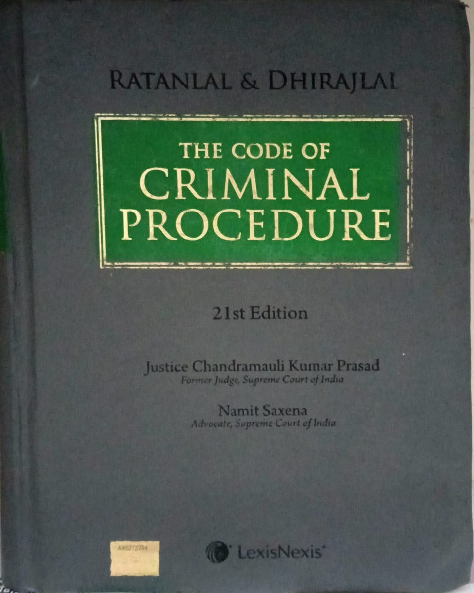 The code of criminal procedure by Justice CK Prasad , Namit Saxena