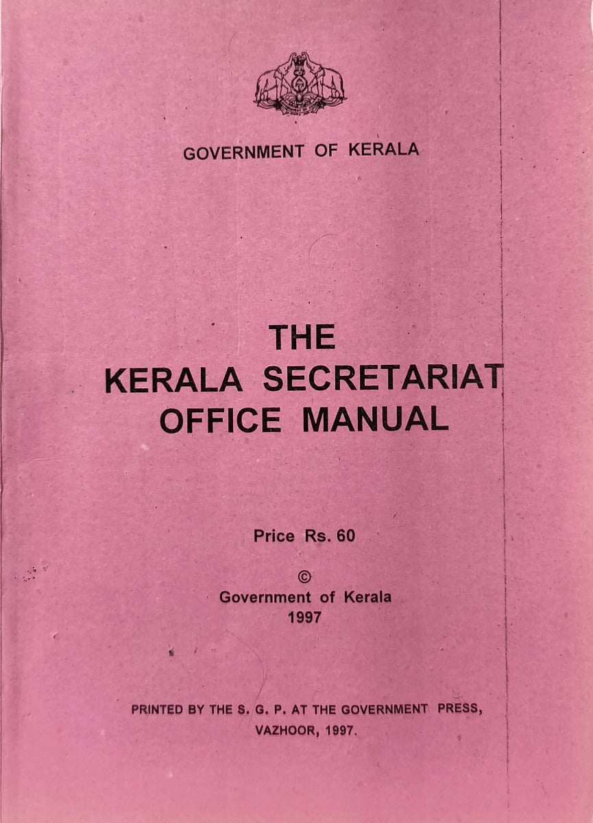 The Kerala Secretariat Office Manual