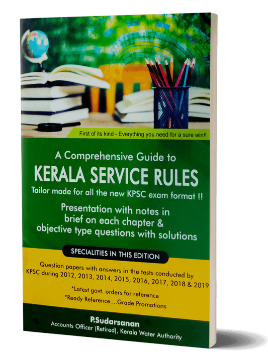 Kerala Service Rules Combo - P. Sudarsanan Guide + Previous Questions