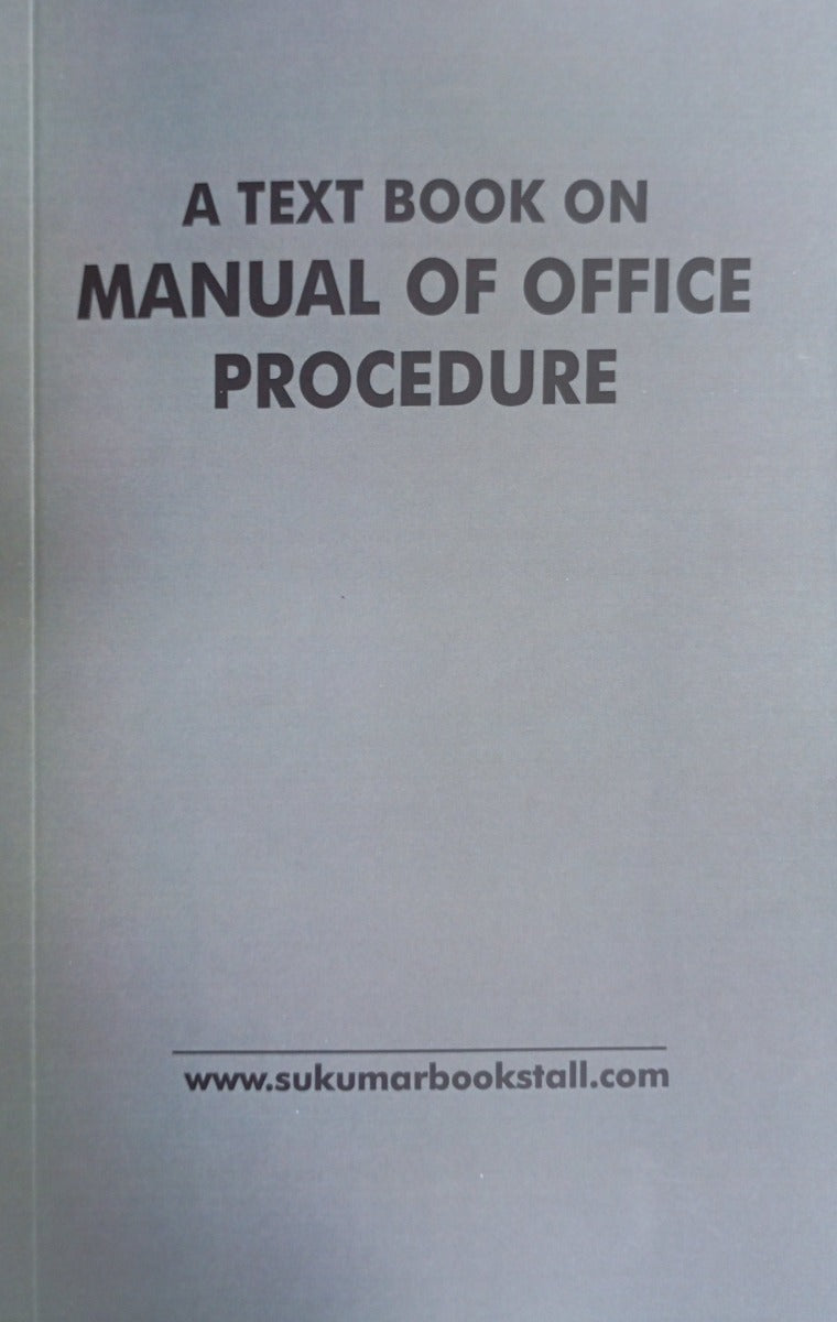 Text book on manual of office procedure