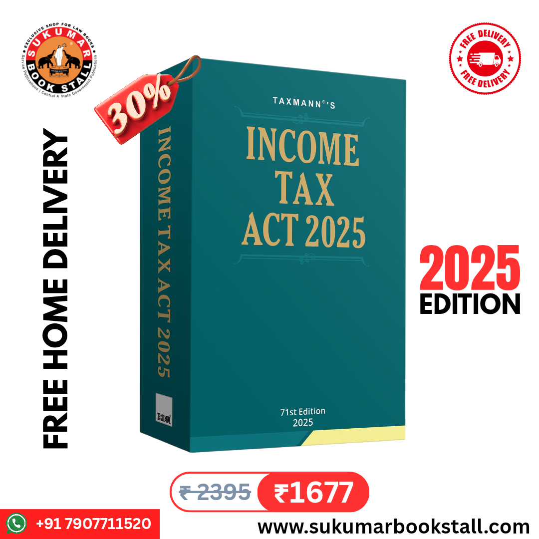 Income Tax Act 2025 Latest Edition by Taxmann Publication | 30% Discount | Free Home Delivery