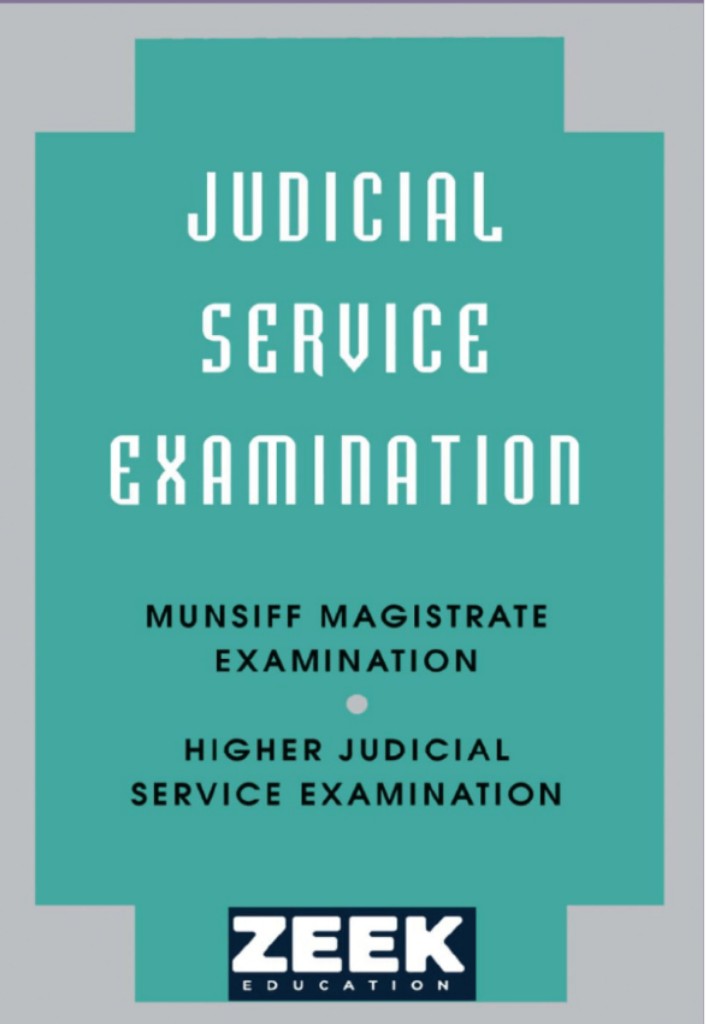 Judicial Service Examination Rank File - ZEEK EDUCATION