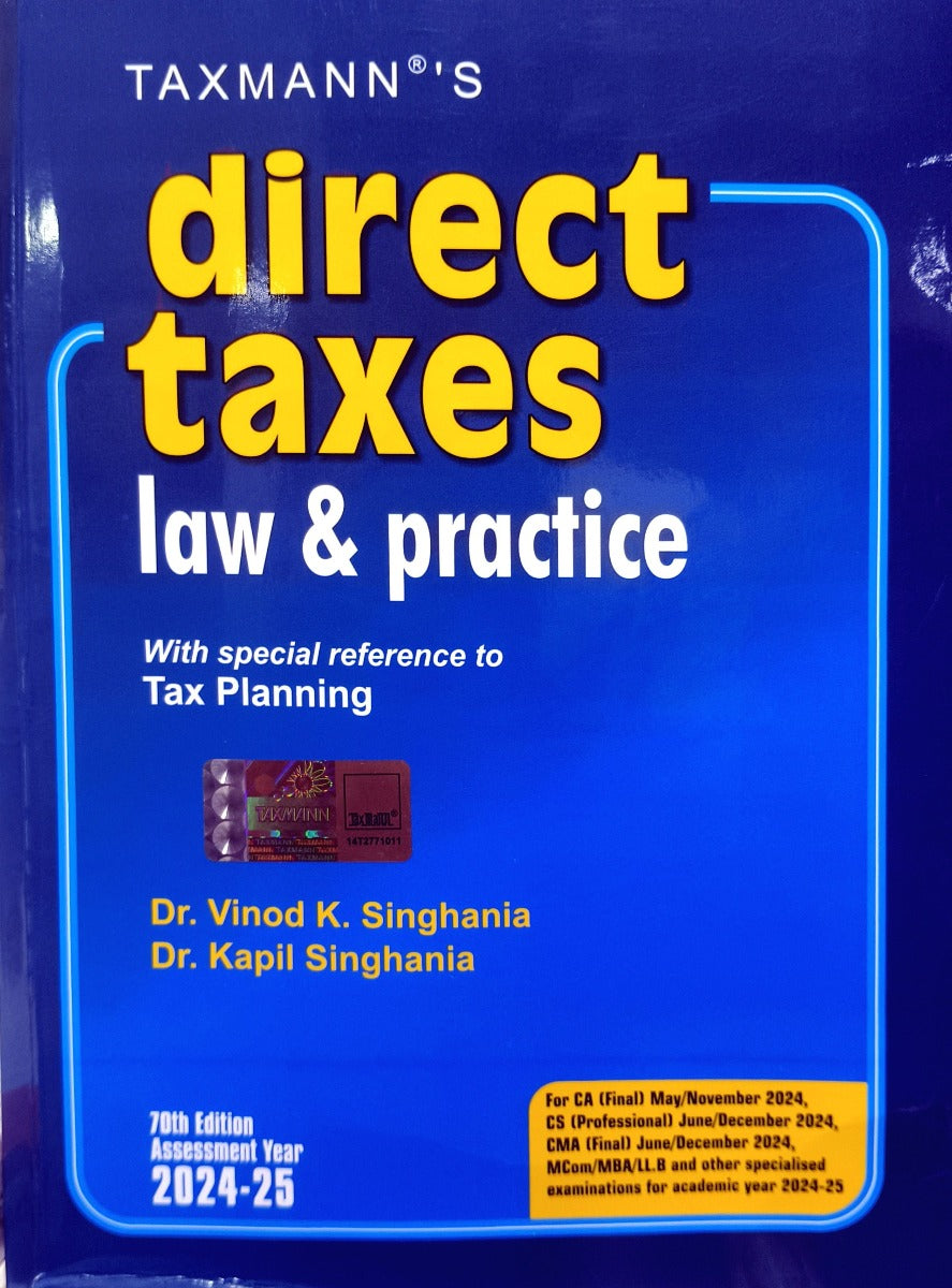 Direct Taxes Law & Practice | 70th Edition