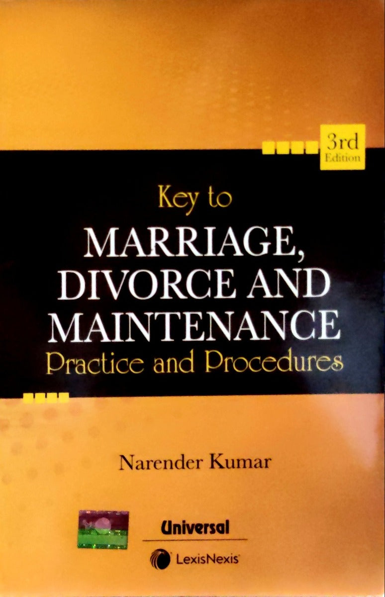 Key to Marriage, Divorce and Maintenance ( practice and procedure) | Narender Kumar | LexisNexis