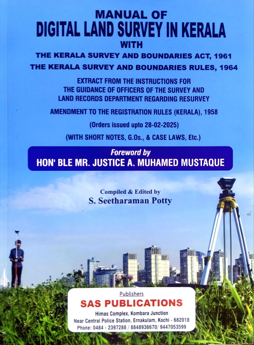 Manual of Digital Land Survey in Kerala | SAS Publication