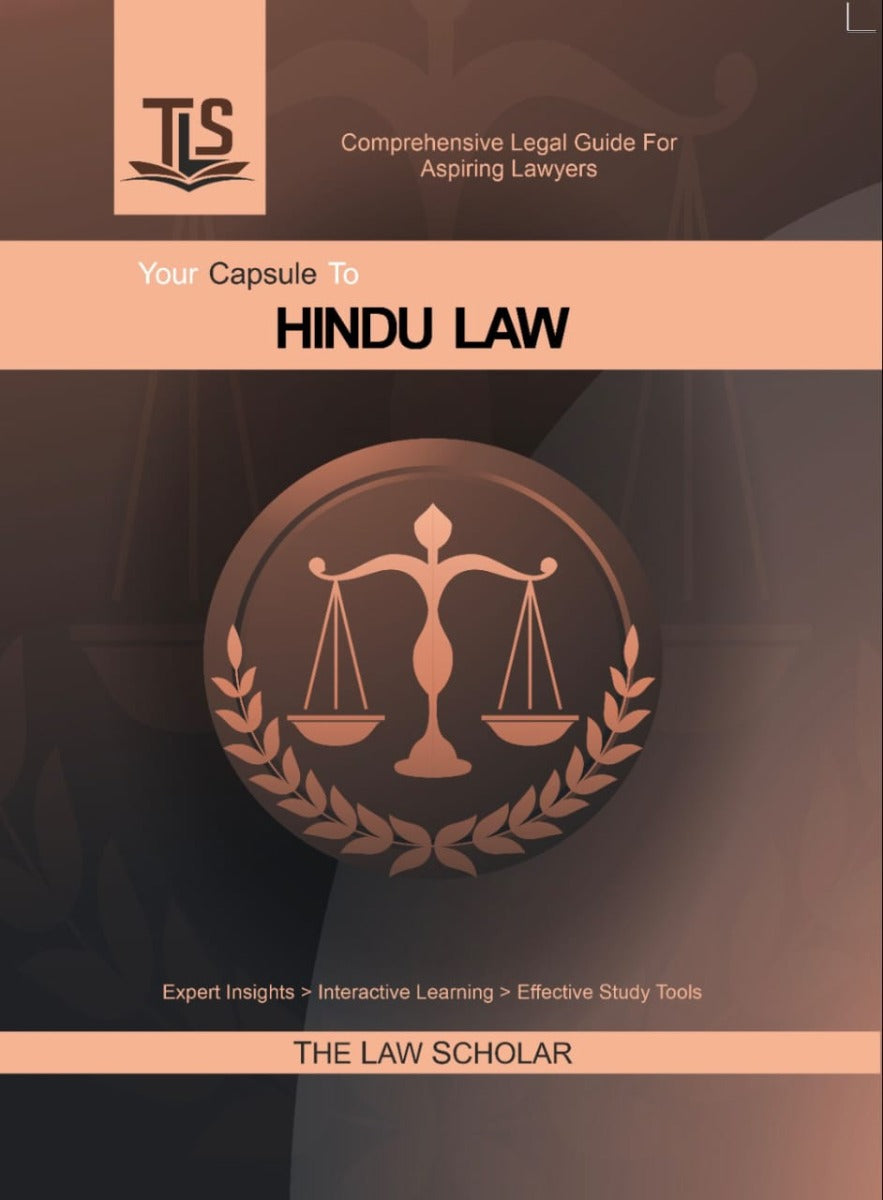 LLB Guide on Hindu Law (Family Law) by TLS - The Law Scholar | Includes Latest Judgements & Amendments | Interactive Law Guide Material in 2 Colours | Free Home Delivery | 2025 Edition