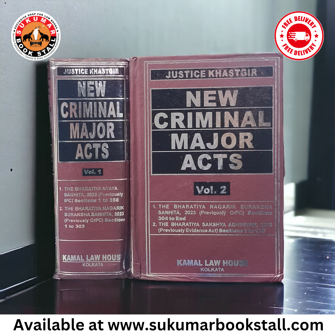 New Criminal Major Acts | BNS BNSS BSA| Kamal Law House | By Justice Khastgir | 2024 Edition