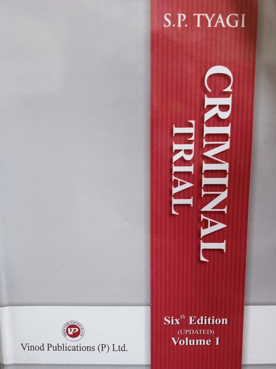 CRIMINAL TRIAL by S.P TYAGI | VINOD PUBLICATION