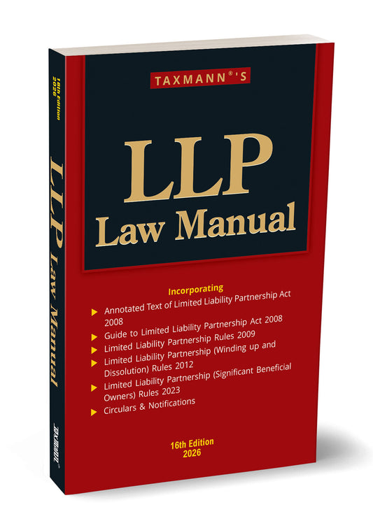 LLP Law Manual by Taxmann's Editorial Board – cover