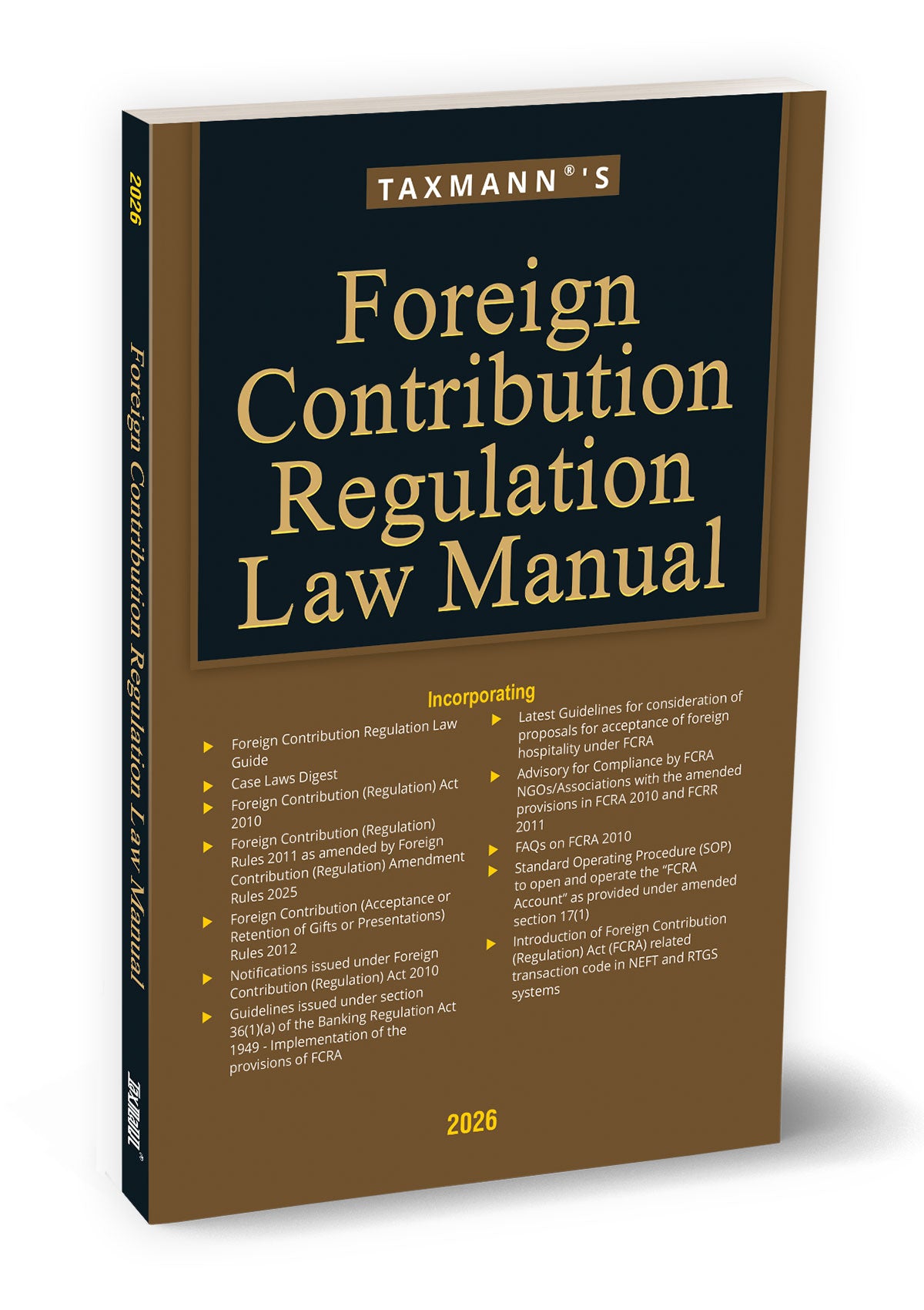 Foreign Contribution Regulation Law Manual by Taxmann's Editorial Board – cover
