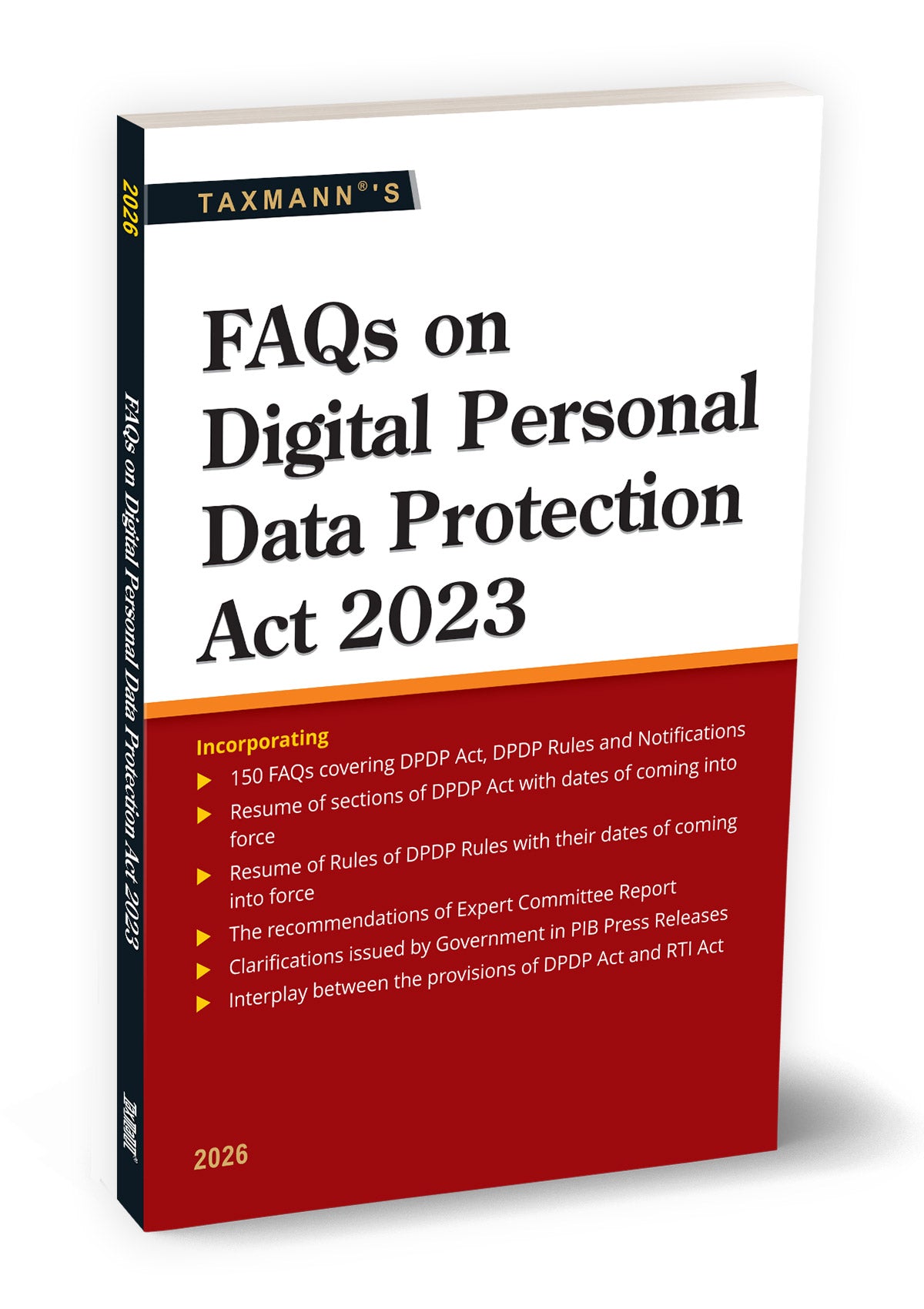 FAQs on Digital Personal Data Protection Act 2023 by Taxmann's Editorial Board – cover