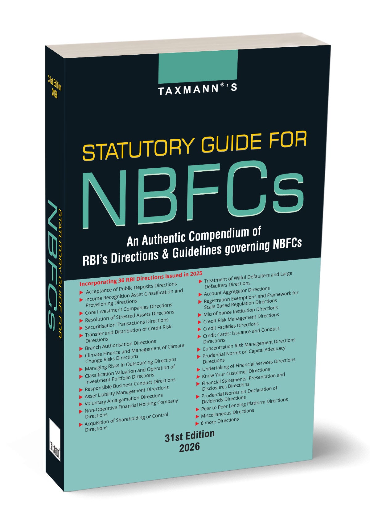 Statutory Guide for NBFCs by Taxmann's Editorial Board – cover