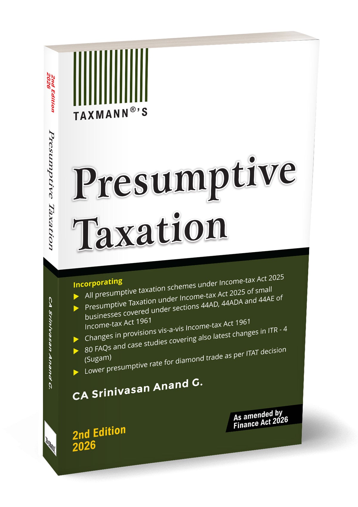 Presumptive Taxation by Srinivasan Anand G. – cover