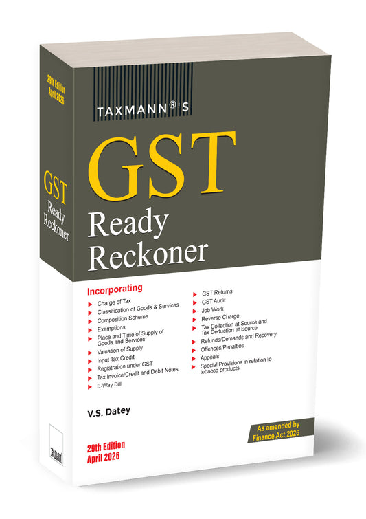 GST Ready Reckoner by V. S. Datey – cover