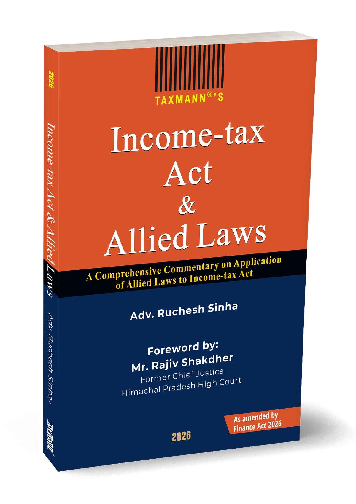 Income-tax Act & Allied Laws by Ruchesh Sinha – cover