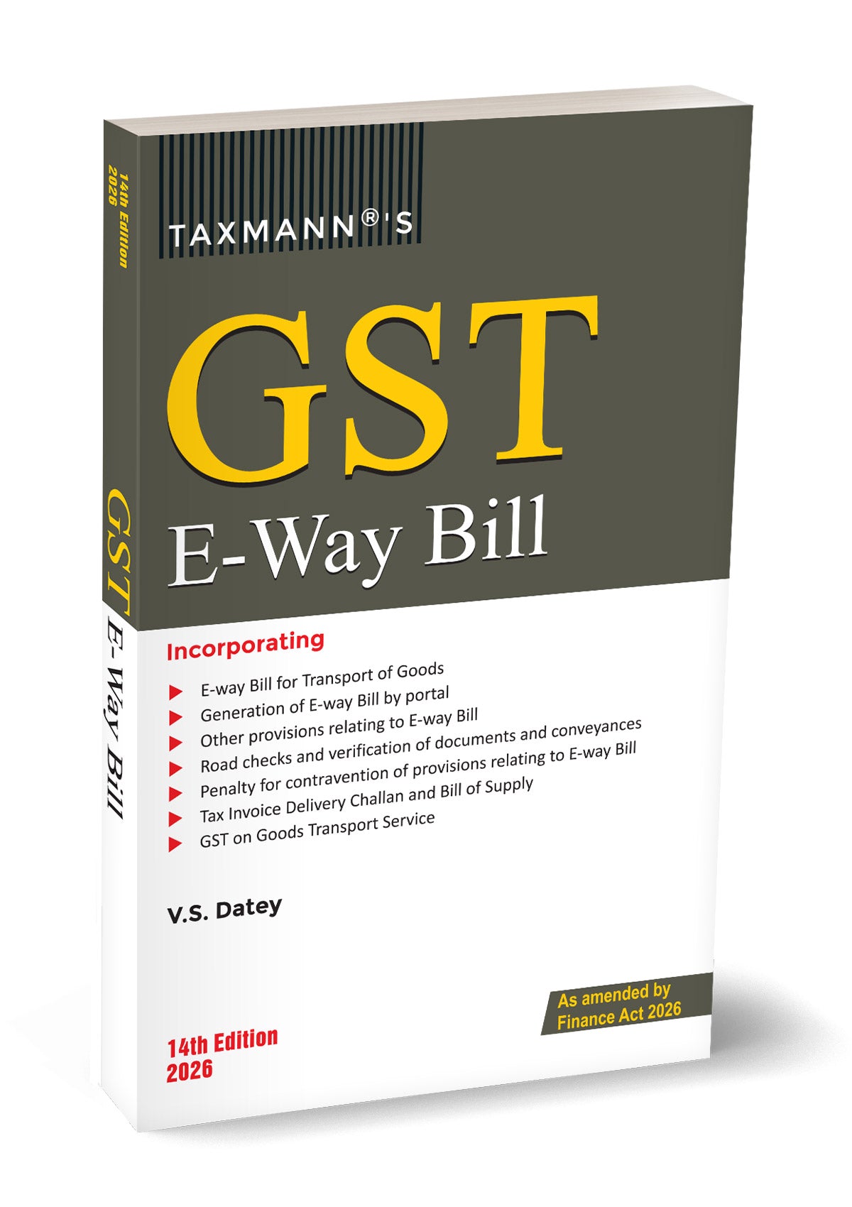 GST E-Way Bill by V. S. Datey – cover