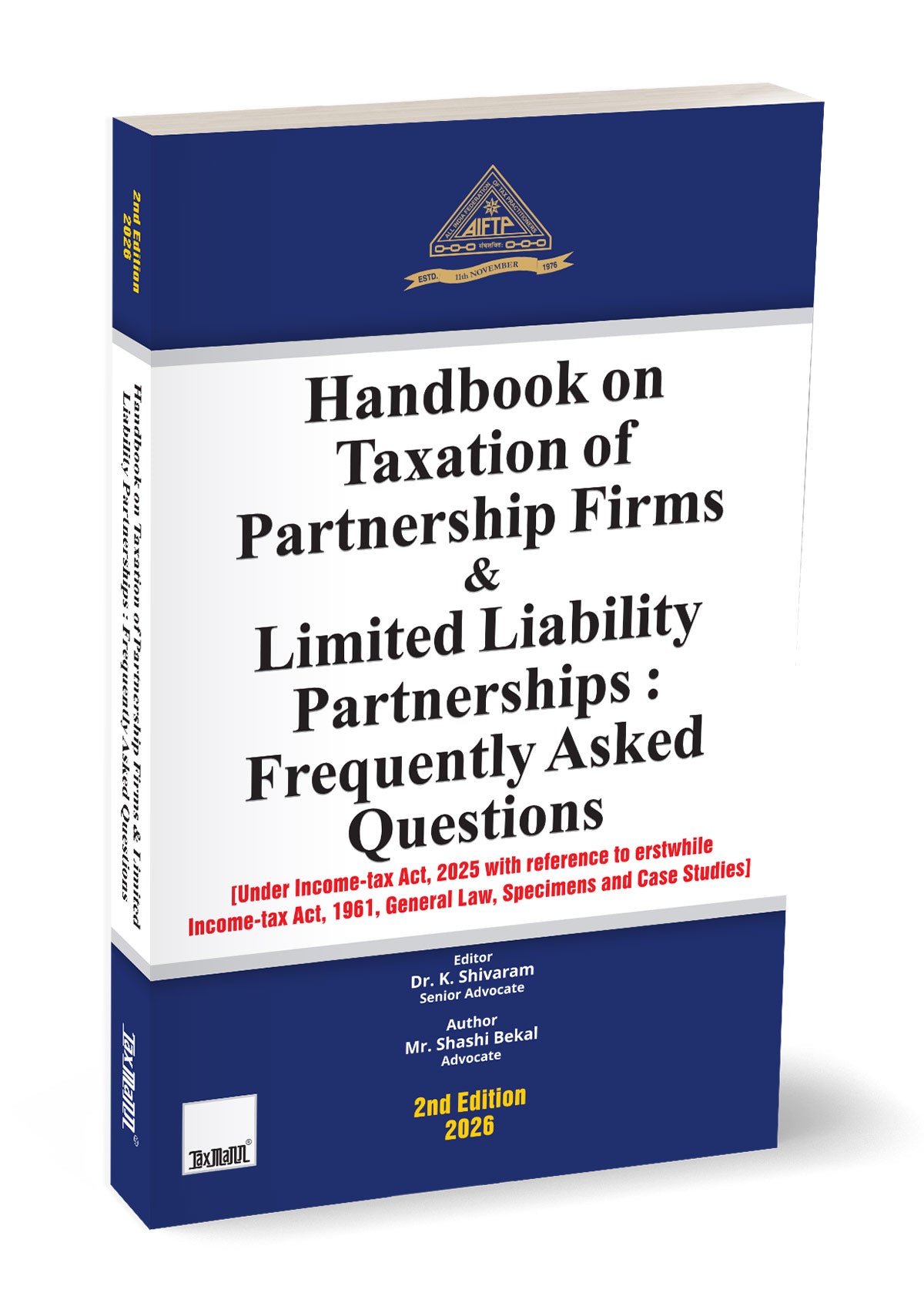 Handbook on Taxation of Partnerships, Firms & Limited Liability Partnerships – Frequently Asked Questions by All India Federation of Tax Practitioners – cover