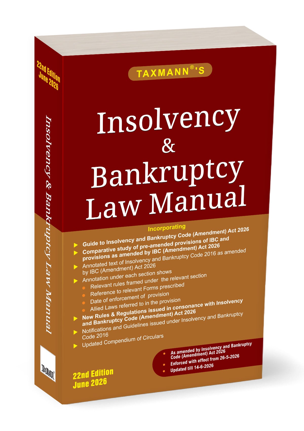 Insolvency and Bankruptcy Law Manual by Taxmann's Editorial Board – cover