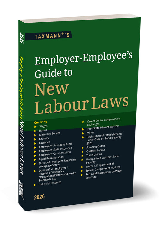 Employer-Employee's Guide to New Labour Laws by Taxmann's Editorial Board – cover