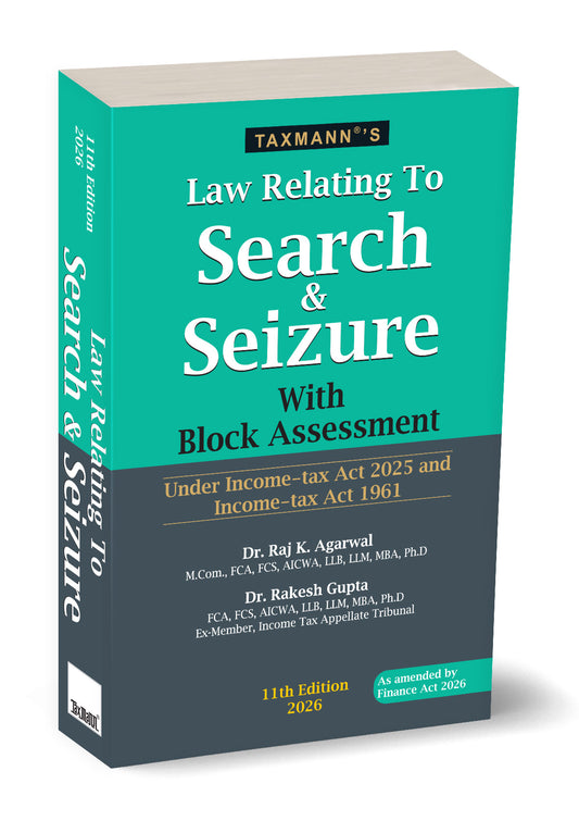 Law Relating to Search & Seizure with Block Assessment by Raj K. Agarwal – cover