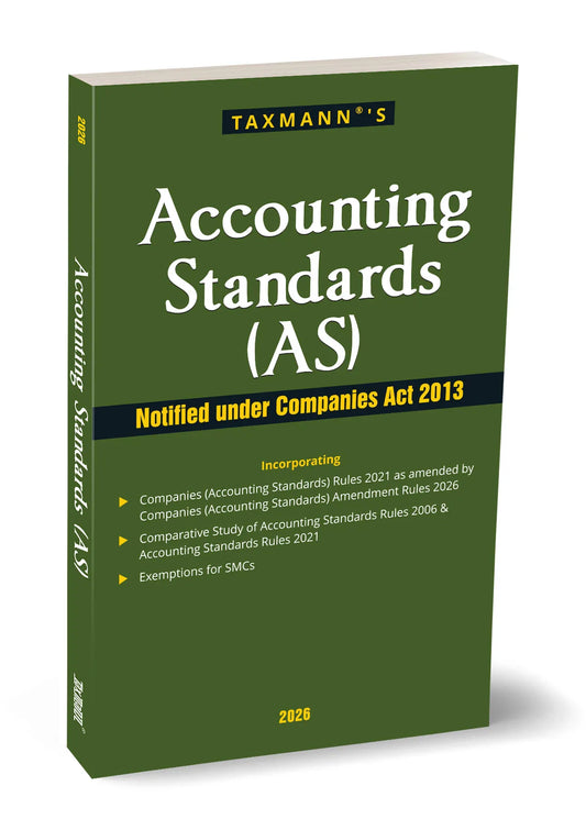 Accounting Standards (AS) by Taxmann's Editorial Board – cover