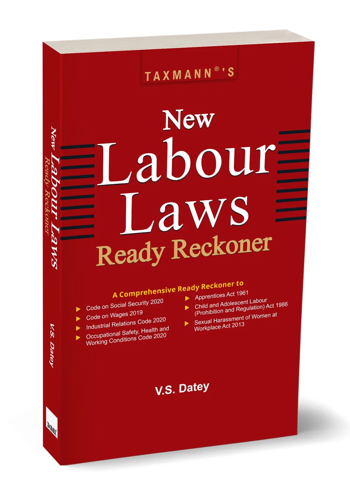 New Labour Laws Ready Reckoner by V. S. Datey – cover