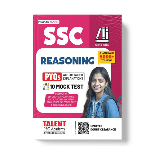 Kerala PSC, SSC Reasoning Previous Year Question Paper Book – cover