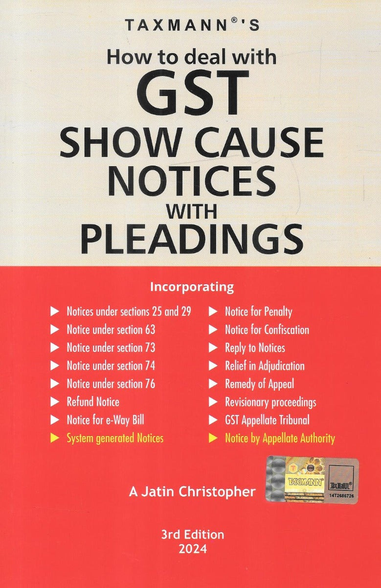 How to deal with GST Show Cause Notices with Pleadings