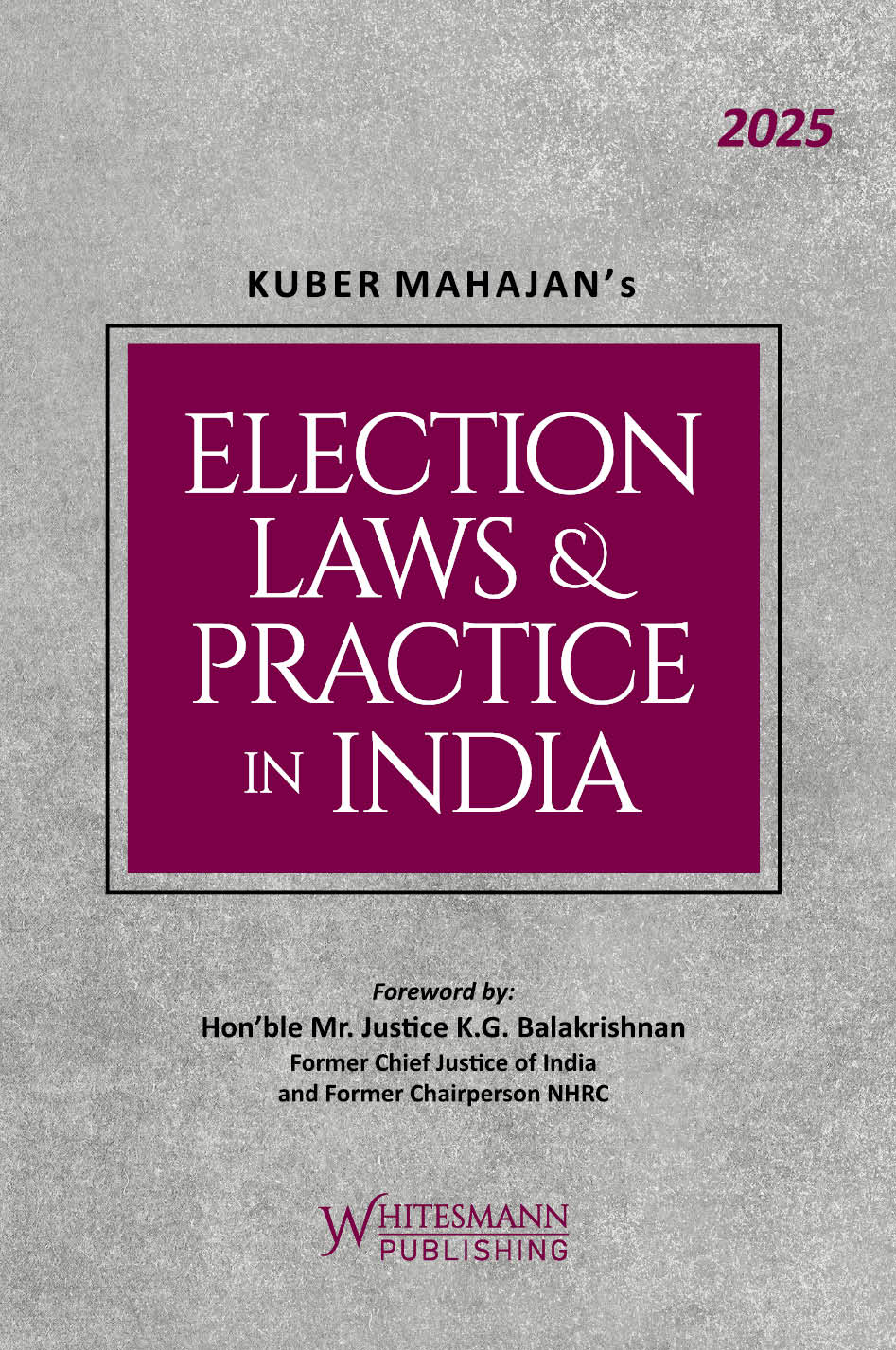 Election Laws & Practice in India – cover