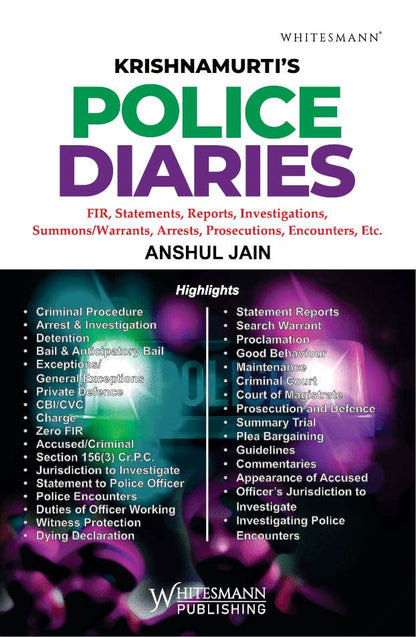 Police Diaries by Anshul Jain – cover