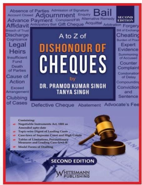 A to Z of Dishonour of Cheques by Dr. Pramod Kumar Singh – cover