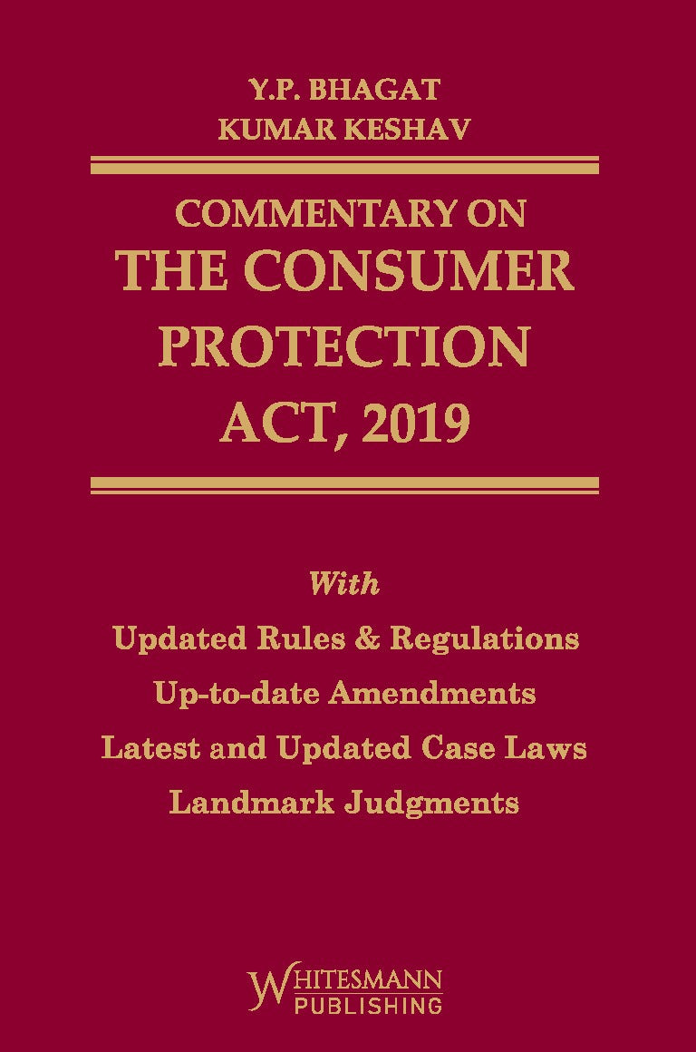 Commentary on the Consumer Protection Act, 2019 by Y. P. Bhagat – cover