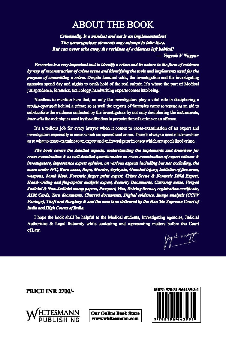 Cross-Examination of Expert Witness & Investigators by Yogesh V. Nayyar – image 2