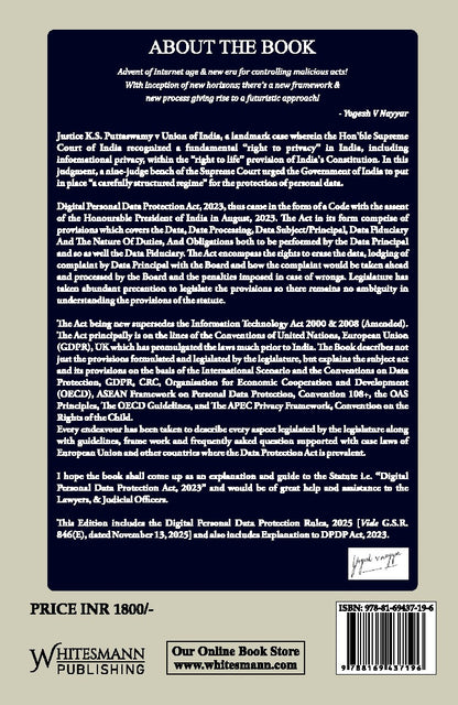 The Digital Personal Data Protection Act, 2023 with DPDP Rules, 2025 by Yogesh V. Nayyar – image 2