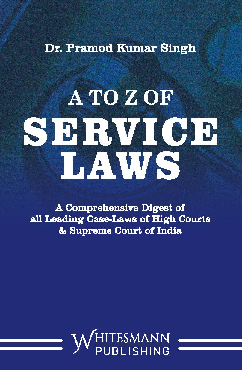 A to Z of Service Laws by Dr. Pramod Kumar Singh – cover