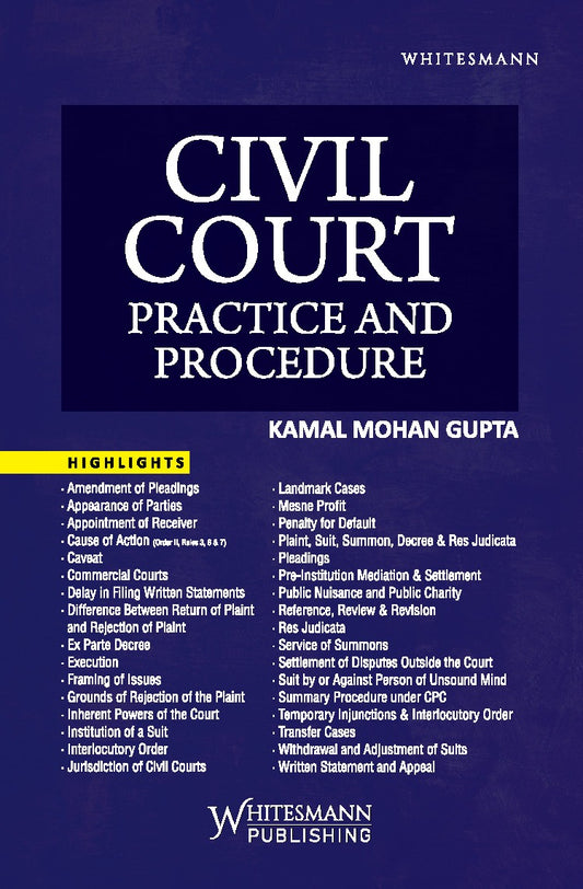 Civil Court Practice and Procedure by Kamal Mohan Gupta – cover