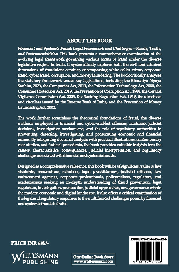 Financial and Systemic Fraud: Legal Framework and Challenges by Dr. Nanda Pardhey – image 4