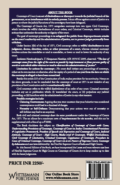 Law of Contempt of Court by Yogesh V. Nayyar – image 2