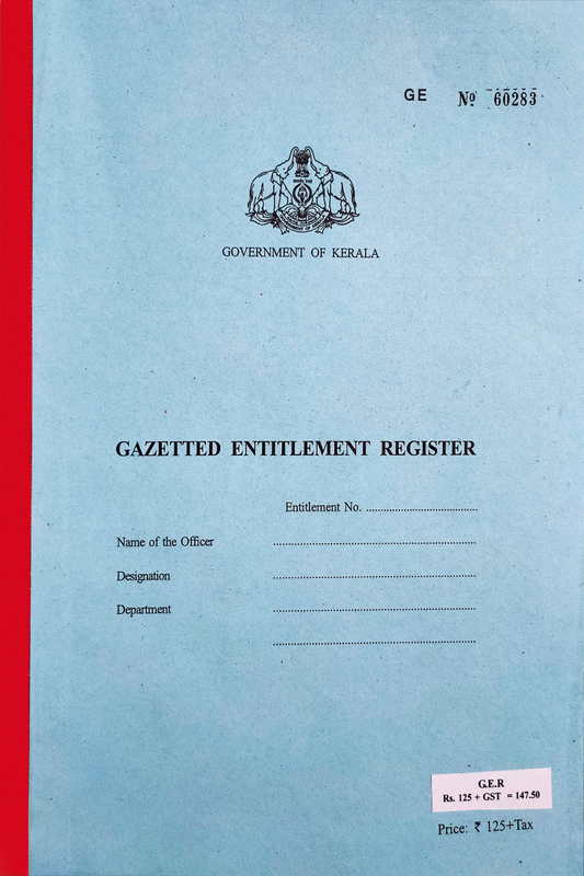 Gazetted Entitlement Register