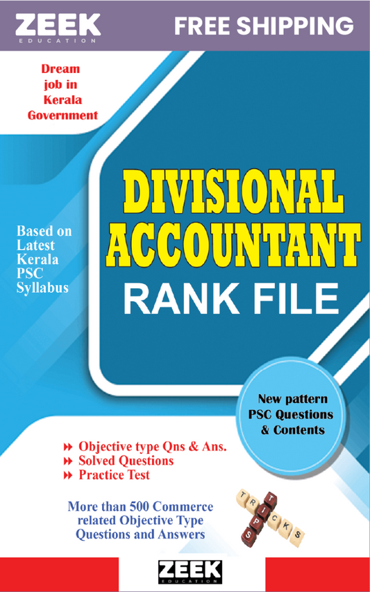 Divisional Accountant Rank File - ZEEK EDUCATION