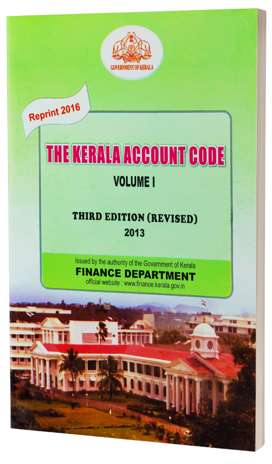 The Kerala Account Code Volume 1 | KAC 1 | Government Text
