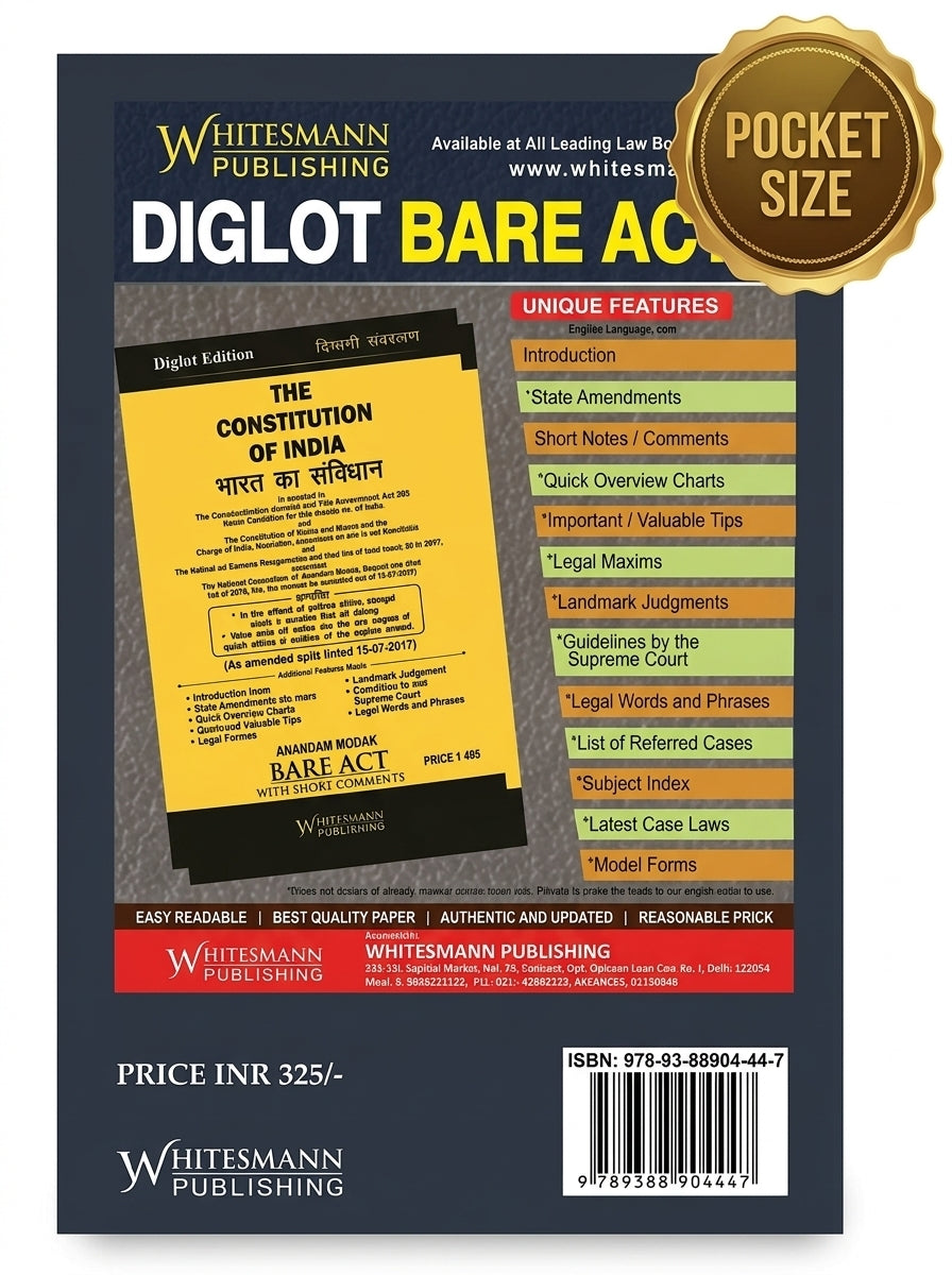 Key to New Criminal Laws – Diglot Edition (English–Hindi), Pocket Size by A. K. Sharma – image 4