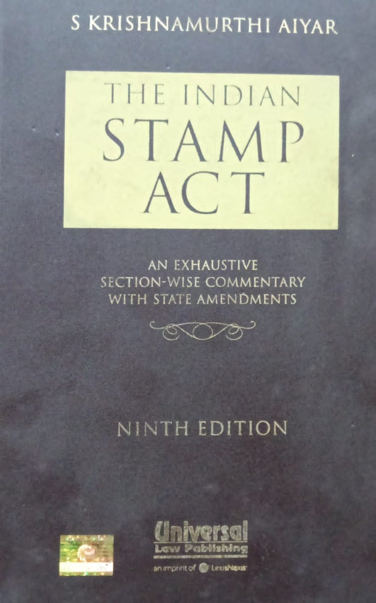 The indian stamp act- by S Krishnamurthi Aiyar
