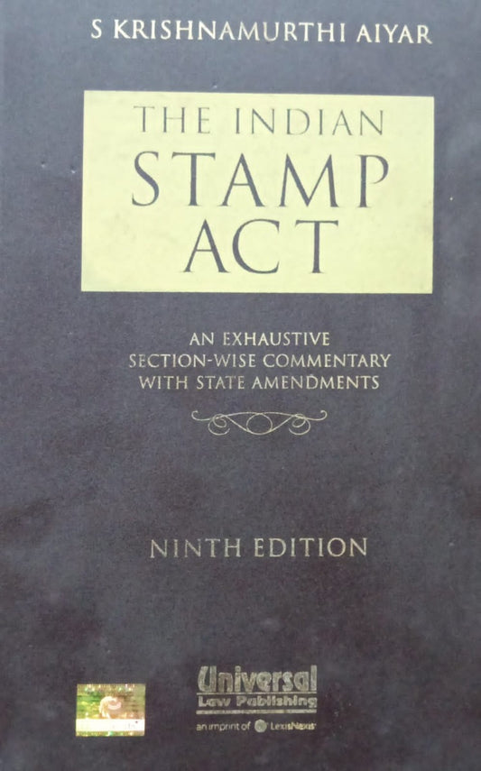 The indian stamp act- by S Krishnamurthi Aiyar