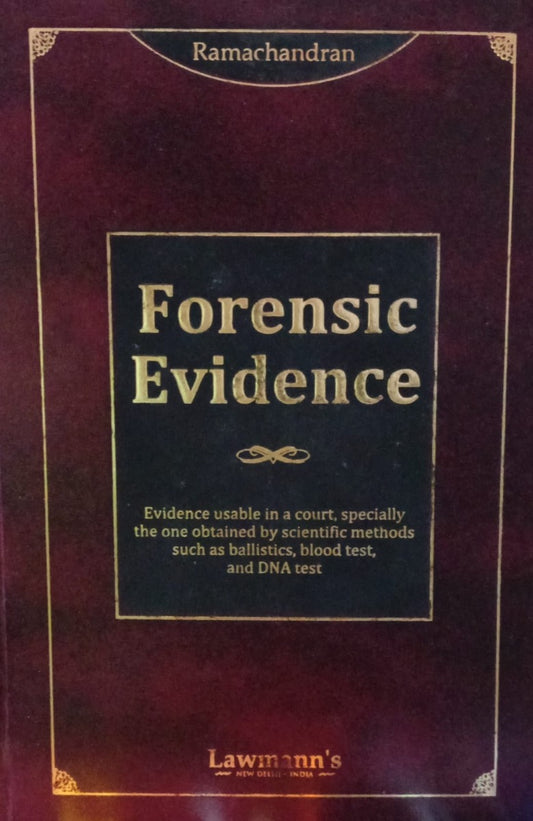 Forensic Evidence by R Ramachandran| KAMAL PUBLISHERS