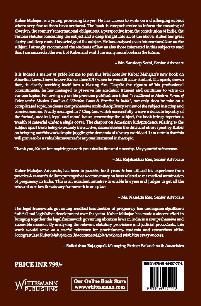 Abortion and Pre-Conception Pre-Natal Laws in India by Kuber Mahajan – image 2